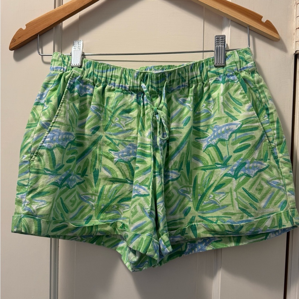 Vineyard Vines Green and Blue Athletic Shorts Quick-Drying